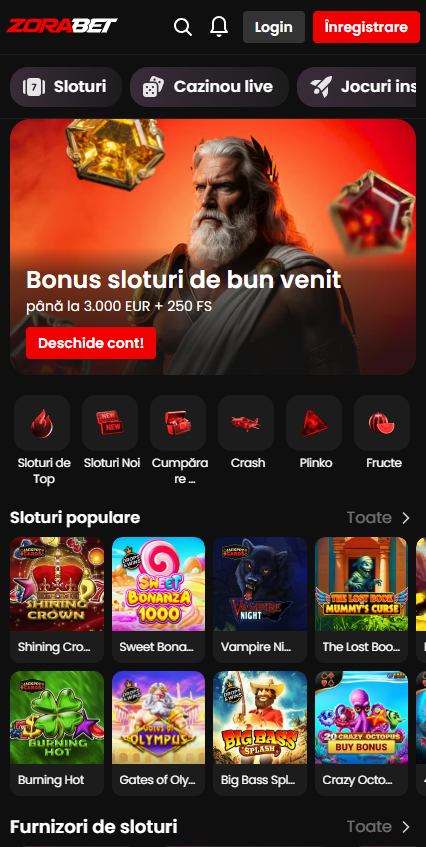 ZoraBet, contul în lei de la prima depunere